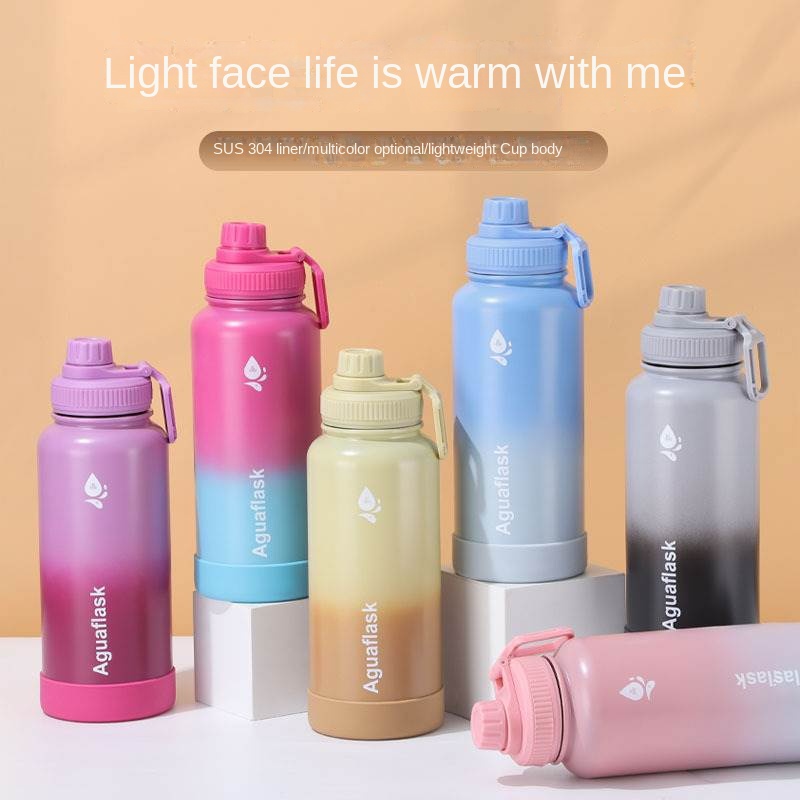 Buy Wholesale China 304 Stainless Steel Hydro Flask Space Kettle Outdoor  Sports Kettle Thermos Cup Gradient Color Cup S & Hydro Flask Space Cup at  USD 6.68